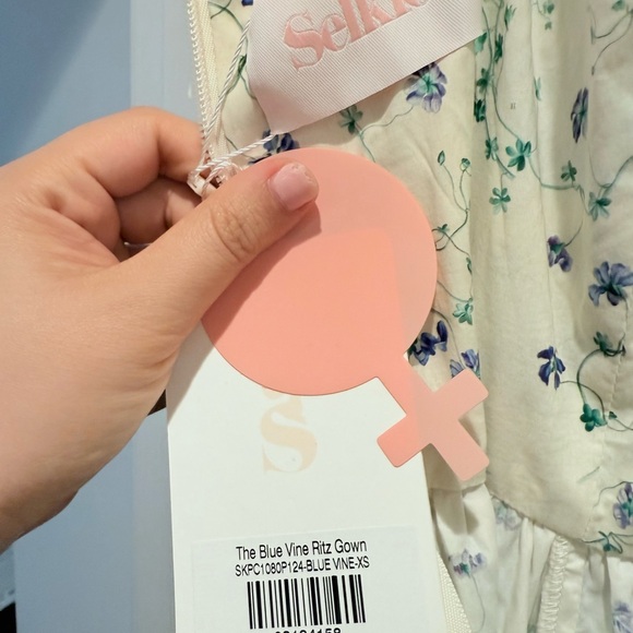 Selkie Blue Vine Ritz Gown NWT XS - Picture 4 of 6